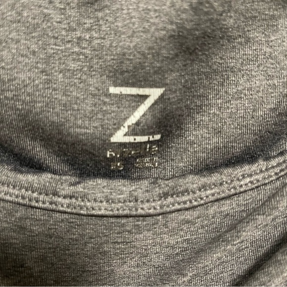 Z by Zella Dark Grey Running Yoga Capri Leggings with See Through Back Size XS - Picture 3 of 7